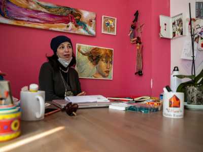 All�ingresso troviamo ad accoglierci la direttrice Annika De Tullio, colei che insieme al maestro Francesco Falanga, detto �Franz�, ha ideato il metodo 25 anni fa